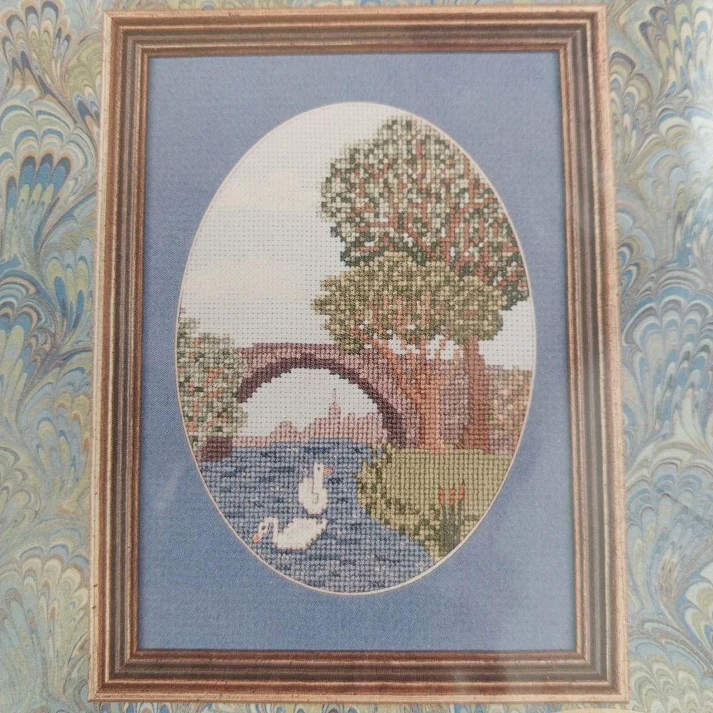 Vintage Serendipity Designs Stone Bridge Counted Cross Stitch Kit #KL-94 New